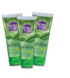 BOROPLUS Aloe Vera Gel for Hydration, Scars, Dryness, Dark Spots, Acne (All Skin) 450ml (Pack of 3) ( Free Shipping )