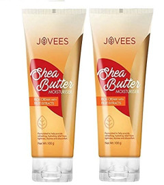 Jovees Herbal Shea Butter Moisturizer | With Shea Butter & Fruit Extracts | Reduces Skin Inflammation & Restores Hydration | For Normal & Dry Skin 100g Pack of 2 ( Free Shipping )