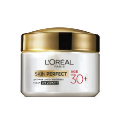 L'Oréal Paris Anti-Fine Lines Cream, With SPF21 PA+++, Fights Signs of Aging, Day Cream, For Users Over 30, Skin Perfect 30+, 50g ( Free Shipping )