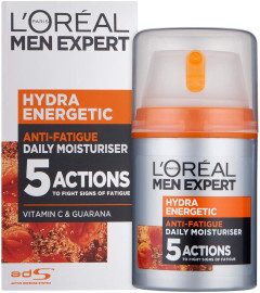 L'Oreal Men's Expert Hydra Energetic Anti-Fatigue Moisturiser (50 ml) ( Free Shipping )
