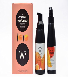 W2 Why Wait Crystal Orange Face Spa with Vitamin C 135Ml, Peach Moisturiser 100Ml, Anti-Drying Soft Skin Care Cream, for All Skin Types, Unisex ( Free Shipping )