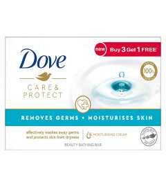 Dove Care and Protect Bathing Soaps 100g (3+1 Free Combo) ( Free Shipping )