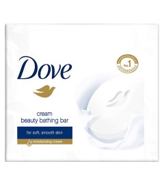 Dove Cream Beauty Bathing Bar With ¼ Moisturizing Cream To Give You Softer, Smoother Skin, 3X100 g ( Free Shipping )