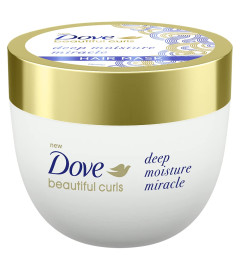 Dove Beautiful Curls Deep Moisture Miracle Floral Fragrance Hair Mask for Curly Hair 300 ml (Free Shipping )