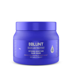 BBLUNT Intense Moisture Hair Mask with Jojoba Oil & Vitamin E for Nourished & Shiny Hair - 250 g (Free Shipping )