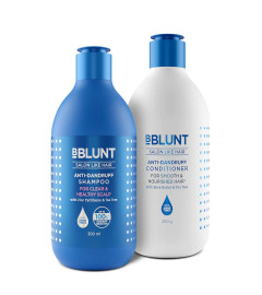 BBLUNT Anti-Dandruff Combo For a Clear & Healthy Scalp (300 ml + 250 g) (Free Shipping )