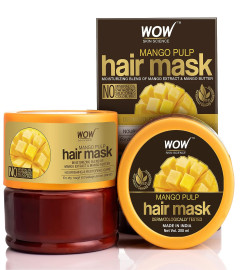 WOW Skin Science Mango Hair Mask For Healthy Hair - No Mineral Oil, Parabens, Silicones, Synthetic Color, PEG - 200mL (Free Shipping )