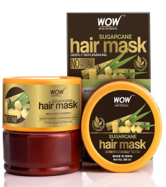 WOW Skin Science Sugarcane Hair Mask For Dry, Frizzy and Damaged Hair - 200 ml (Free Shipping )