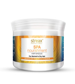 Streax Professional Spa Nourishment Hair Masque For Women | Normal To Dry Hair | Enriched With Honey & Vitamin E | Conditions, Softens & Detangles Hair | Reveals Softer, Smoother & Shinier Hair, 200 g (Free Shipping )