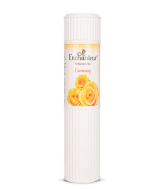 Enchanteur Charming Perfumed Talcum Powder for Women | Sensual Sweet Smell | Soft and Refreshing | Feel Cherished |Extracted from Exotic Roses Muguets & Cedarwood| 250g(Free Shippng)
