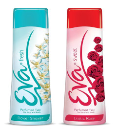 Eva Talcum Powder 100gm Sweet and Fresh Combo of 2(Free Shippng)