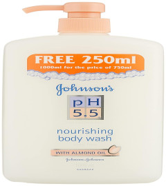 Johnson's Baby Ph 5.5 Nourishing Bodywash with Almond Oil (1000 ml) ( Free Shipping )