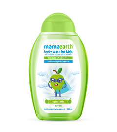 Mamaearth Agent Apple Body Wash For Kids With Apple Oat Protein