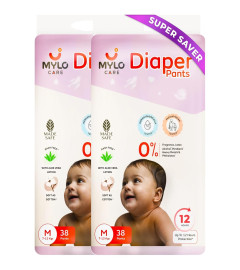 Mylo Care Baby Diaper Pants Medium (M) Size 7-12 Kgs