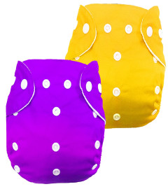Babymoon Washable Baby Diaper Premium Cloth Diaper Reusable, Adjustable Size