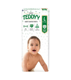 TEDDYY Baby Diapers Pants Easy Large 30 Count (Pack of 1)( Free Shipping )