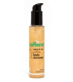 mCaffeine Coffee Body Shimmer for a Glam Ready Skin with Hyaluronic Acid | Soft Glitter & Oil-Free Hydration | Lightweight & Non-Greasy Body Shimmer for Long-lasting Shiny & Matt Finished Look( Free Shipping )