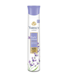 Yardley London English Lavender Refreshing Body Spray| Fresh Floral Scent| 90% Naturally Derived| | Deo Spray| Body Deodorant for Women| 150ml ( Free Shipping )