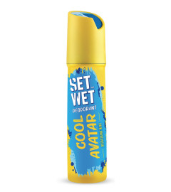 SET WET Deodorant For Men Cool Avatar Refreshing Mint, 150ml ( Free Shipping )