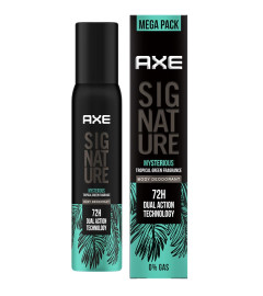 Axe Signature Mysterious Long Lasting No Gas Body Deodorant For Men 200 ml ( Free Shipping )