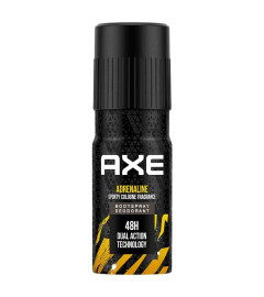 Axe Adrenaline Long Lasting Deodorant Bodyspray For Men 150 ml ( Free Shipping )