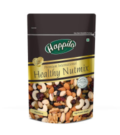 Happilo Premium International Healthy Nutmix 200g, Dried Almonds, Black Raisins, Cashewnuts, Cranberries, Green Raisins, Pistachio Kernels & Walnut Kernels ( Free Shipping )