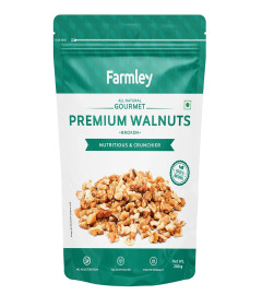 Farmley Light Broken Kashmiri Walnut Kernels | 200 g | Walnuts Without Shell, Akhrot, Dry Fruits, 100% Natural Akhrot, Rich in Proteins & Antioxidants (Pack Of 1) ( Free Shiping )