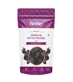 Farmley Premium California Pitted Dried Prunes 200 grams High in Vitamins and Fiber ( Free Shiping )