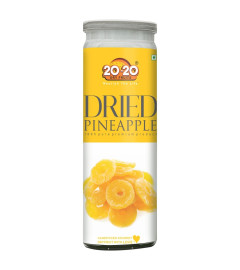 20-20 Dry Fruits Dried Pineapple - Dehydrated Fruit - Vegan, No Preservatives, No Added Sugar - 200 g ( Free Shipping )