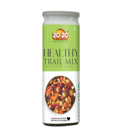 20-20 Dry Fruits Healthy Mix Nuts Dry Fruits Trail - (200 g) - Dried Cranberries, Strawberry, kiwi,Melon Seed,Flax Seed,Sunflower Seed,Pumpkin seed, Roasted Cashew, Roasted almond ,Black Raisins - Healthy Gift Hamper - (200 g) ( Free Shipping )