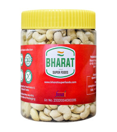Bharat Super Foods Whole Premium Cashew Nuts W320 Big Size - 100% Natural Kaju - 250gm Jar Pack ( Free Shipping )