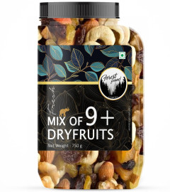 Forest Found Super Healthy Nuts Mix | Natural, Fresh Dried Fruits and Nuts Mix | Perfectly Balanced Premium Dry Fruits Mixed Diet Pack | 9+ Nut Mix for Anytime Snacking, 750 gm ( Free Shipping )
