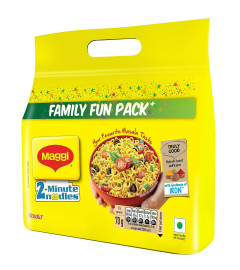 MAGGI 2-Minute Instant Noodles, 560G Pouch, Masala Noodles With Goodness Of Iron, Made With Choicest Quality Spices, Favourite Masala Taste, 560 Grams ( Free Shipping )