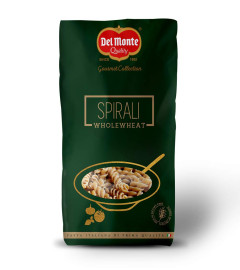 Del Monte Spirali Pasta Whole Wheat (Imported from Italy), 500 grams ( Free Shipping )