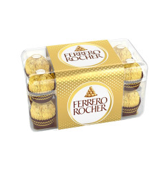 Ferrero Rocher, Exquisite Hazelnut and Milk Chocolate Premium Gift Box, 16 pieces (200 g) ( Free Shipping )