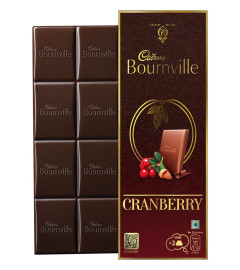 Cadbury Bournville Cranberry Dark Chocolate Bar, 80 g ( Free Shipping )