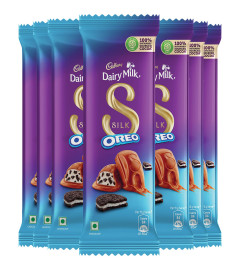 Cadbury Dairy Milk Silk Oreo Chocolate Bar, 60 g (Pack of 7). ( Free Shipping )