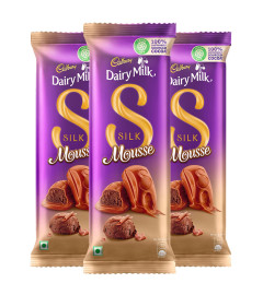Cadbury Dairy Milk Silk Mousse Chocolate Bar, 116 g (Pack of 3) ( Free Shipping )