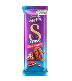 Cadbury Dairy Milk Silk Oreo Red Velvet, 130 G, Chocolate, Chocolate ( Free Shipping )