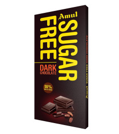 AMUL SUGARFREE DARK CHOCOLATE 150G Pack of 2 ( Free Shipping )