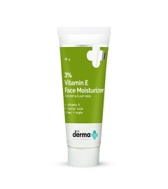 The Derma Co 3% Vitamin E Face Moisturizer With Vitamin E & Lactic Acid For Dry & Flaky Skin – 30g ( Free Shipping )