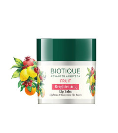 Biotique Fruit Whitening/Brightening Lip Balm | Hydrated and Nourishing Lips| Visibly Lighter Lips | Evens Out Lip Tone | De-pigmentation Balm |100% Botanical Extracts| All Skin Types | 12G ( Free Shipping )