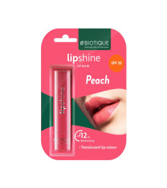 Biotique Natural Makeup Magikisses Lip Balm, Peach It Multi-Color, 4g, Pack of 1 ( Free Shipping )