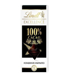 Lindt Excellence 100% Cacao Dark Chocolate Bar 50g (Free Shipping)