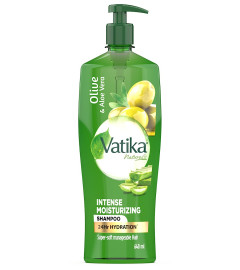 Dabur Vatika Champú Hidratante Intenso Aloe Vera y Oliva