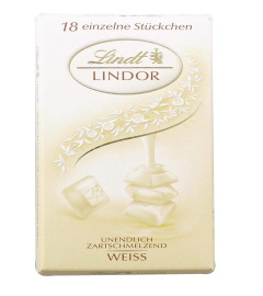 Lindt Lindor Irresistibly Smooth White Chocolate, 100g (Pack of 2) (Free Shipping)
