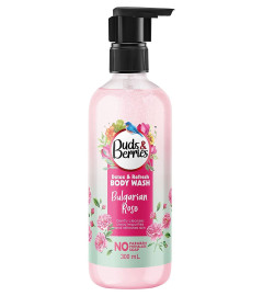 Buds & Berries Bulgarian Rose Refreshing Body Wash for Luxurious Detox for Soft, Smooth, and Clear Skin | No Soap, No Paraben, No Phthalate Shower Gel (300 ml) (Free Shipping)