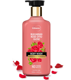 St.Botanica Bulgarian Rose Otto Glow Body Wash, 250 ml | Infused with Bulgarian Rose that Soothes, Smoothens & Hydrates Skin | No Parabens & Sulphates | Cruelty Free & Vegan (Free Shipping)