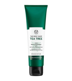 The Body Shop Tea Tree 3 in 1 Wash Scrub Mask, 125ml (Free Shipping)