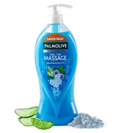 Palmolive Aloevera & Thermal Minerals Feel The Massage Body Wash | Exfoliating & Moisturizing |Soft skin | No paraben & silicones, pH balanced, Body Wash 750ml ( Free Shipping )